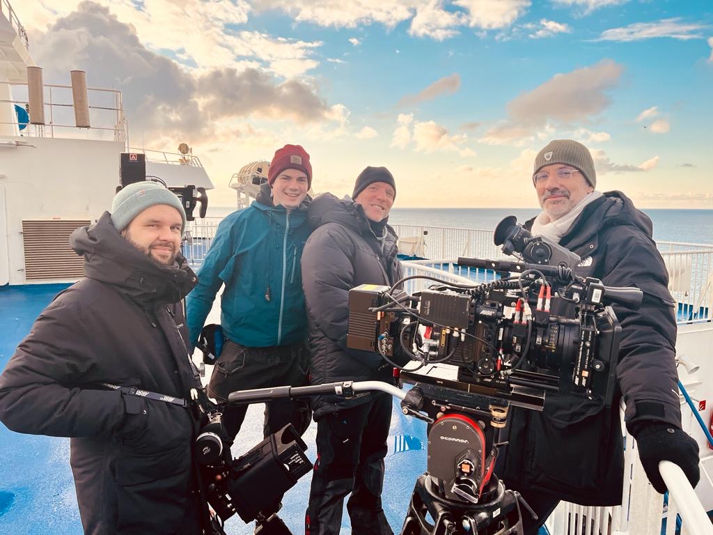 Kamera-Crew Solo für Weiss